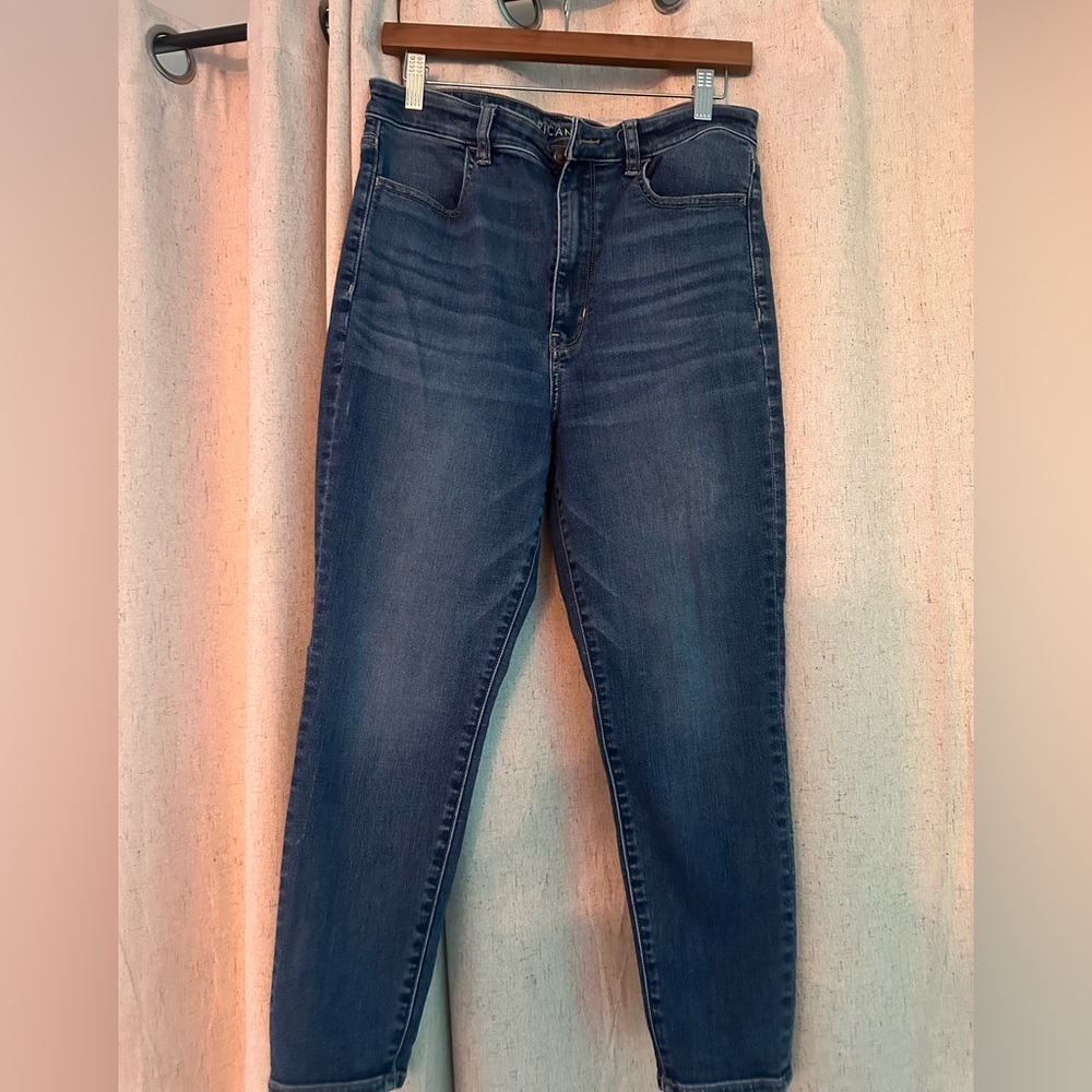 American Eagle Outfitters Dark Blue Skinny Jeans